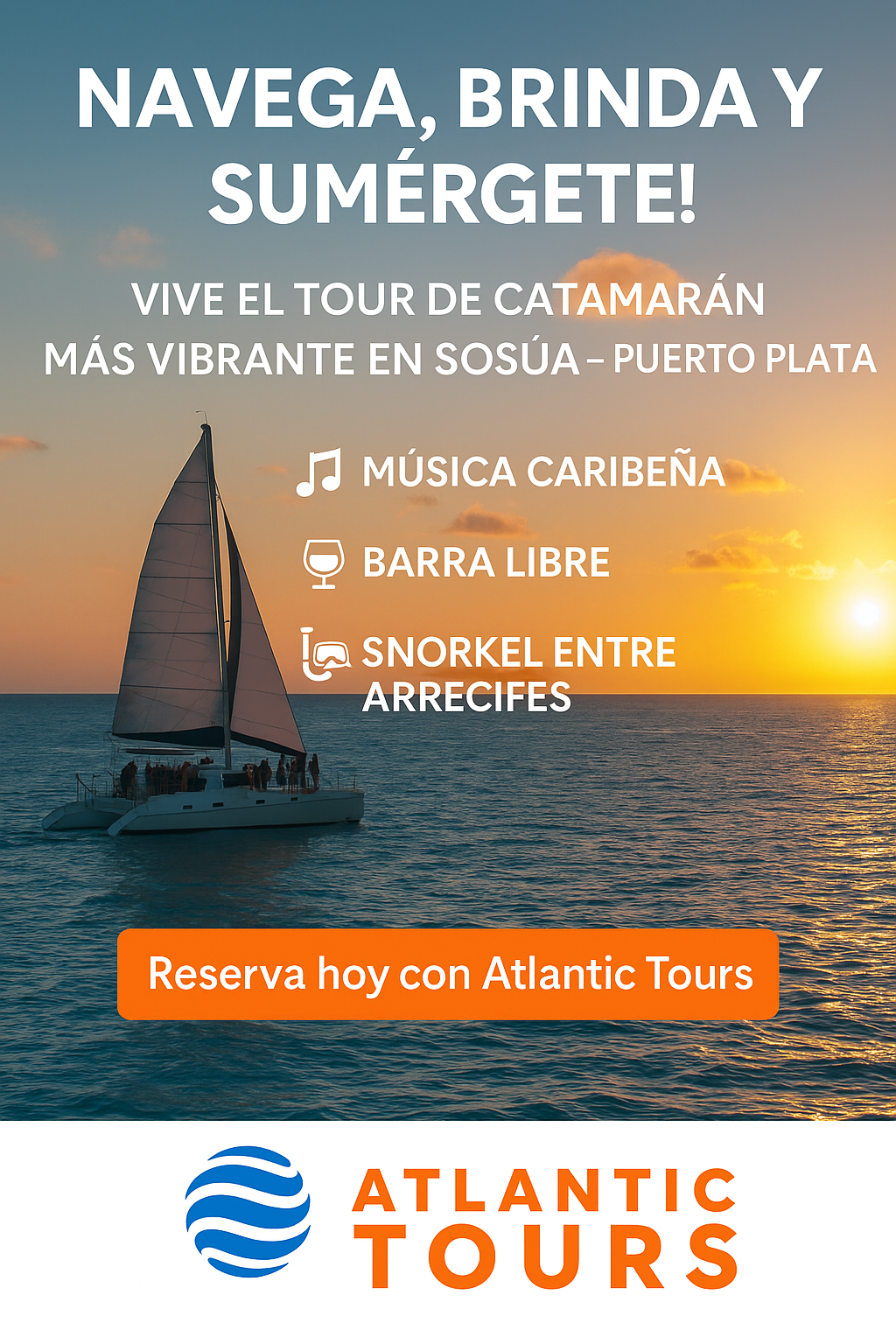 Descubre el Mundo Marino de Sosúa a Bordo de un Catamarán: Mucho Más que un Tour