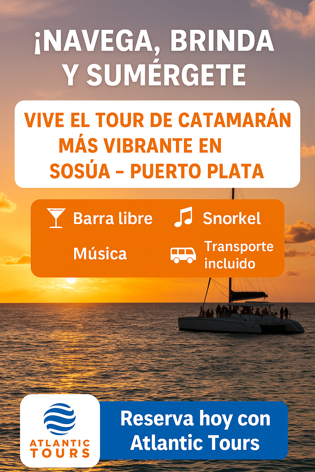 Discover the Caribbean from the Sea: A Journey Aboard the Catamaran in Sosúa
